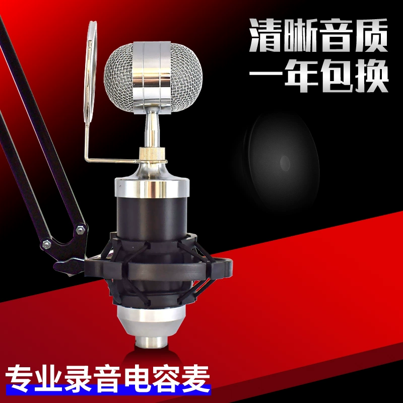 小奶瓶电容麦克风 电脑声卡网红主播直播游戏聊天YY录音通用话筒
