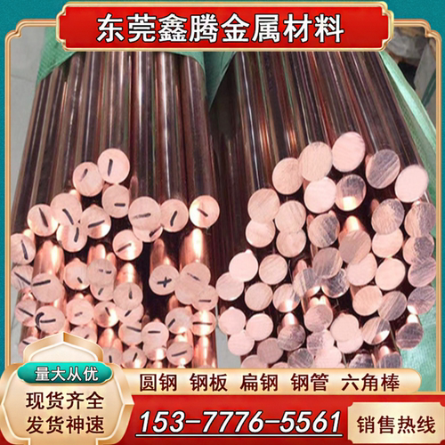 C1011紫铜棒tu0无氧铜管T10900红铜板T11050铜排铜棒C1010红铜棒