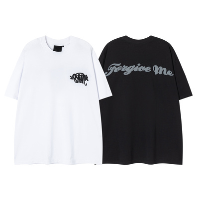 美式高街短袖T恤男女宽松上衣