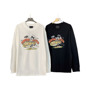 Drill Syna World经典字母印花美潮休闲潮流长袖T恤男女宽松体恤