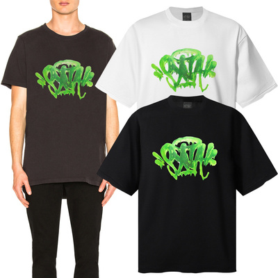 SynaWorld美式高街潮牌嘻哈字母印花宽松短袖T恤夏季新款打底衫