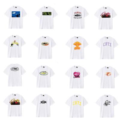 美式潮牌CORTEIZ字母印花夏季宽松纯棉重磅t恤高街短袖男士上衣