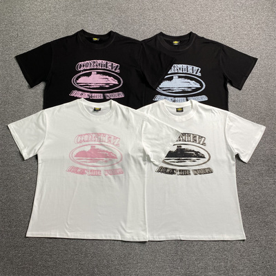 Corteiz恶魔岛男女情侣款T恤衫潮流宽松夏纯棉上衣短袖t恤打底衫