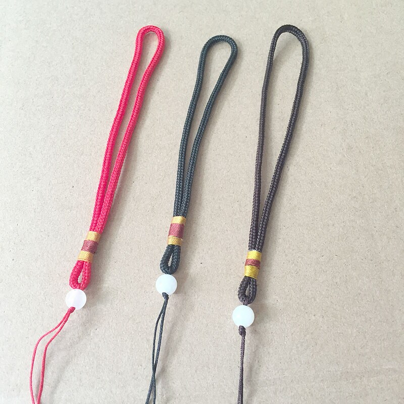 diy高档手把件绳粗款带珠把玩绳