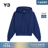 Y3山本耀司2025年秋季 女士时尚 连帽短款 宽松卫衣JX7372