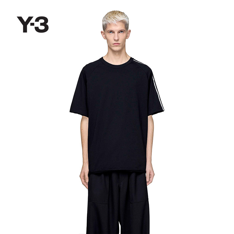 [新品首降]Y-3/Y3山本耀司男女同款时尚休闲短袖T恤KQ9793