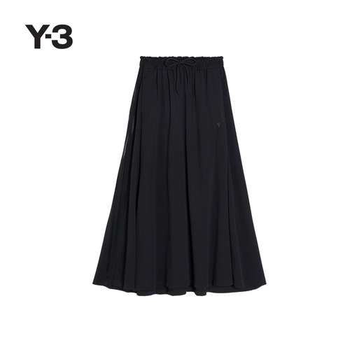 [热销补货]Y-3/Y3山本耀司春夏新品女士时尚腰部抽绳半身裙JN4985