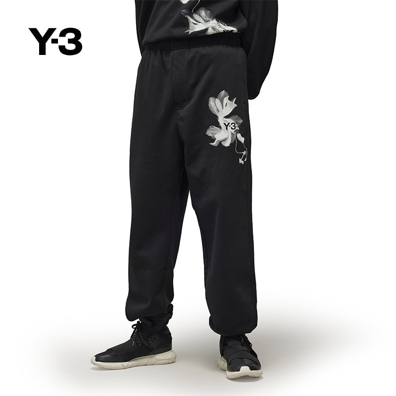 Y-3/Y3山本耀司春季情侣款休闲裤印花长裤IN4339