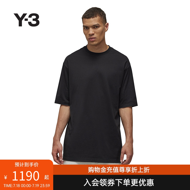 Y-3/Y3山本耀司2025春夏新品时尚休闲男女同款短袖T恤IW0071
