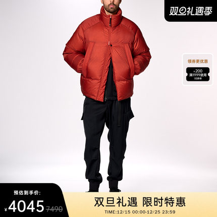 Y-3/Y3山本耀司2025秋冬新品男士短款立领羽绒服保暖外套KA2360