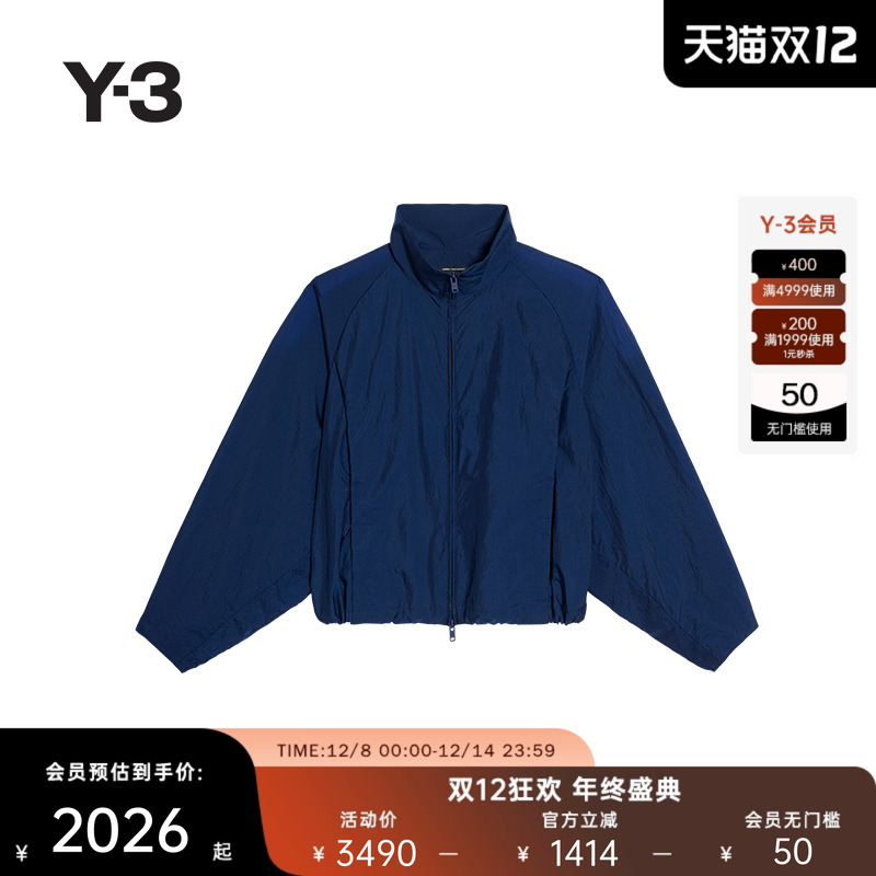 Y-3/Y3山本耀司2025春夏新品女士短款立领夹克外套JM3198