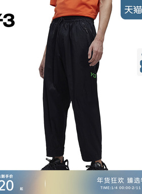 [季末折扣]Y3山本耀司男士裤秋冬季宽松直筒长裤工装裤子HG6101