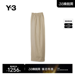 Y-3/Y3山本耀司春季女士休闲裤简约百搭直筒长裤子IV8019