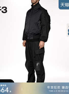 Y-3/Y3山本耀司2025秋冬新品男女同款时尚拉链夹克飞行夹克JY4554