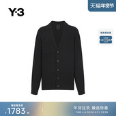 纽扣开衫 毛衣H63088 Y3山本耀司情侣款 上衣秋冬针织衫 季 末折扣