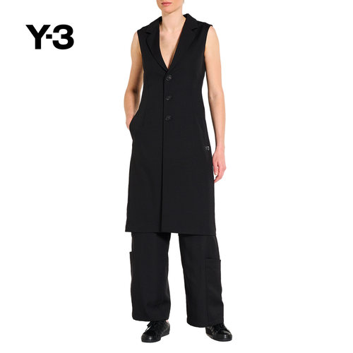 Y-3/Y3山本耀司女士纽扣西装款背心JD1758