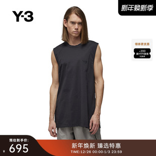 男士 Y3山本耀司年春夏季 休闲背心宽松运动潮T恤IV8235