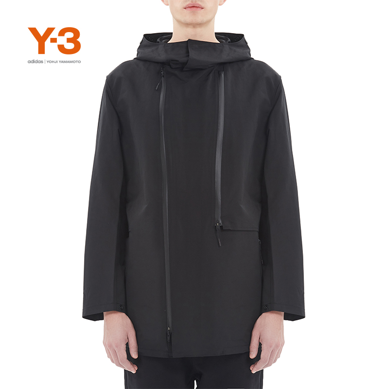 Y-3/Y3山本耀司立领夹克男士连帽茄克外套M CL WOV PARKA HB3399 男装 夹克 原图主图