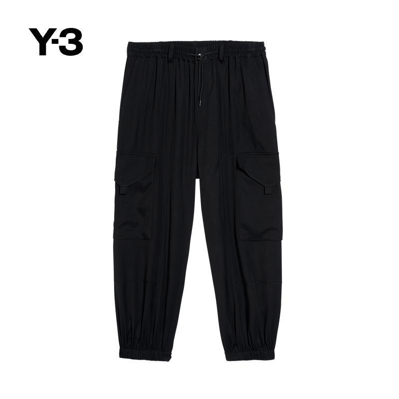 Y-3/Y3山本耀司2025秋冬新品时尚系带宽松男士休闲工装裤JN4872