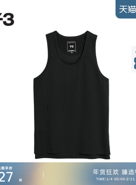 Y-3/Y3山本耀司2025春夏新品男士时尚休闲纯色内搭背心JN4912
