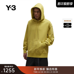 圆领宽松抽绳连帽卫衣情侣款 Y3山本耀司秋季 末折扣 IP7700 季