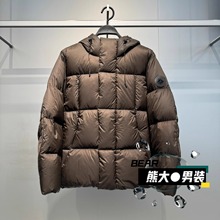 B1ACF4449太平鸟男装2025冬季新款宽松鹅绒轻蓬面包服羽绒服 1999