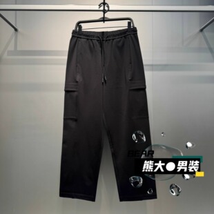 褲 B2GLF4216太平鳥男裝 699 寬松直筒休閑百搭工裝 時尚 2025冬季 新款