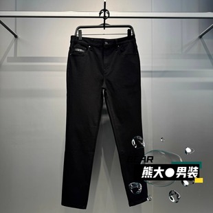 2025冬季 收脚水洗牛仔裤 新款 修身 599 1号时尚 B1HAF4248太平鸟男装