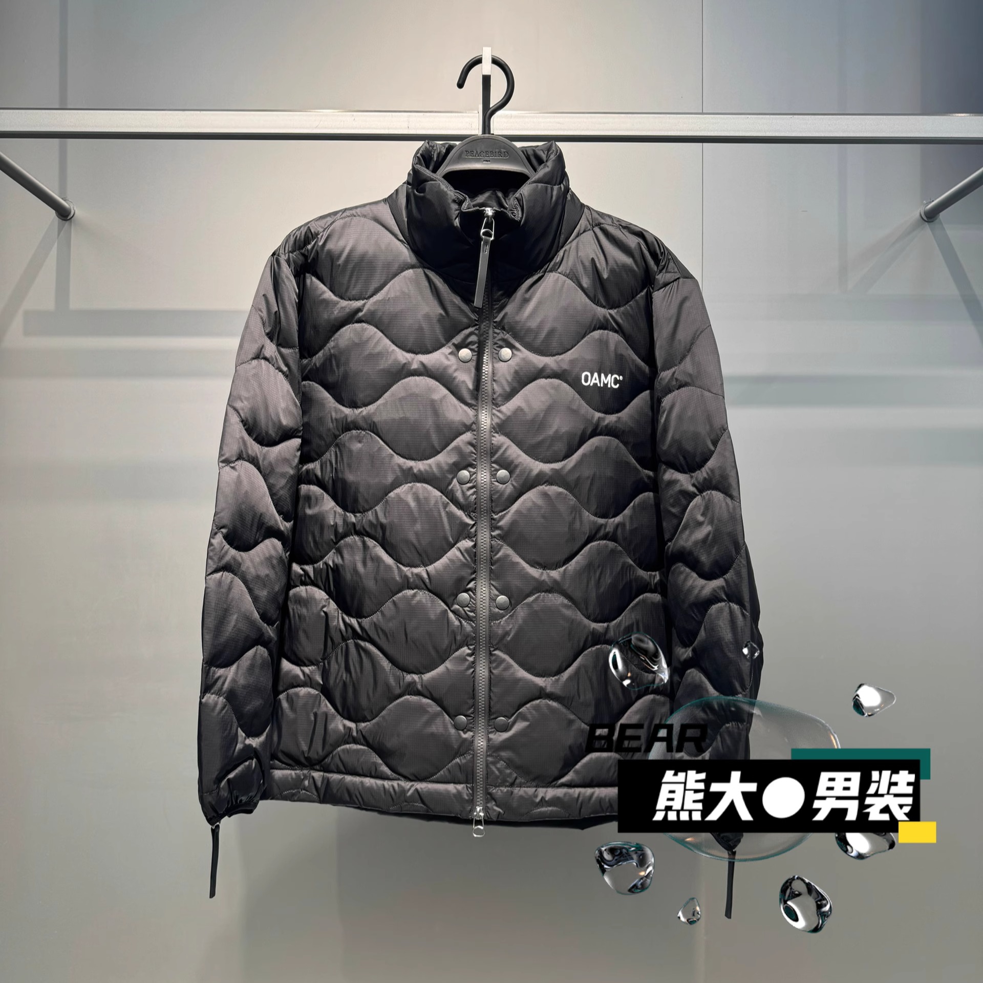 B2ACF4528太平鸟男装轻薄羽绒服