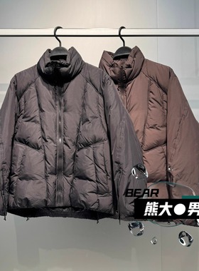 B2ACF4D07太平鸟男装2025冬季新款立领宽松面包服羽绒服B2ACF4523