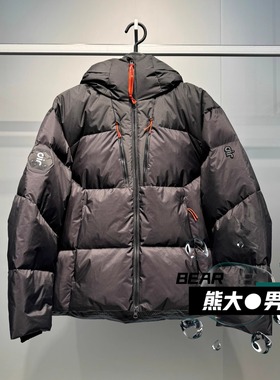 B2ACF4625太平鸟男装2025冬季新款B2ACF4625L9鹅绒780+蓬松羽绒服