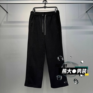 新款 2025冬季 时尚 休闲经典 629 B1GMF4459 直筒运动长裤 太平鸟男装