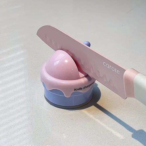 冰淇淋磨刀石吸盘家用迷你菜刀多功能磨刀神器厨房专用工具磨刀器