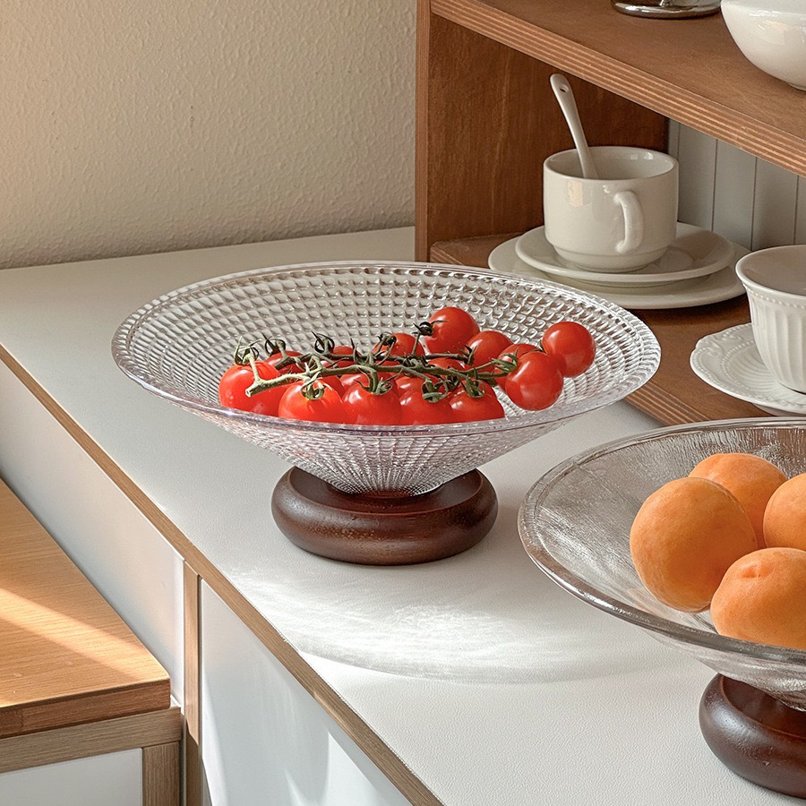 中式复古高颜值玻璃糖果盘客厅