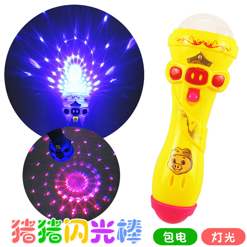 뜨거운 판매 빛나는 마술 지팡이 별이 빛나는 하늘 프로젝션 플래시 소녀 생일 선물 어린이 장난감 도매 거리 매점 공급