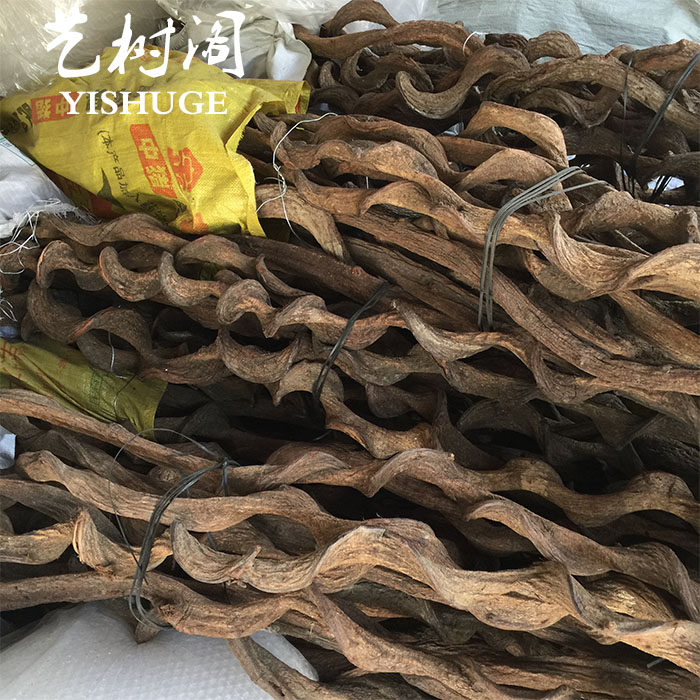 进口过江龙藤条干树枝树干枯枝客厅餐厅样板间软装饰藤条插花干支