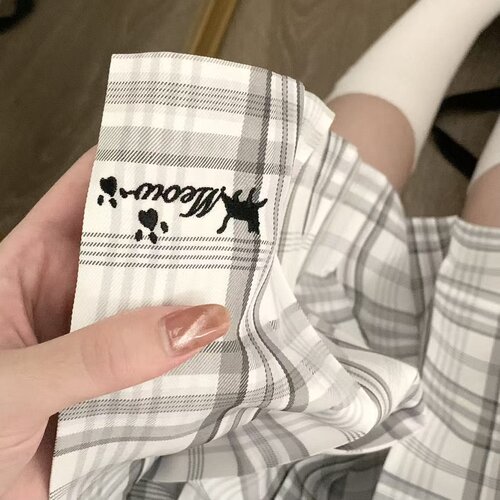 甜猫酱原创【小喵弦】正版jk格裙校供感半身裙女学院风日系百褶裙