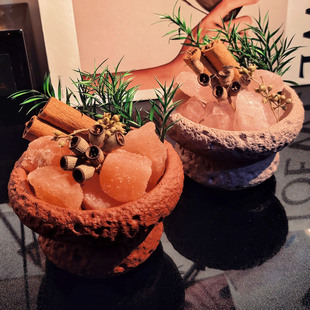 天然水晶香薰肉桂干花居家无火香薰香料持久留香扩香石高级摆件