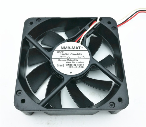 原装 NMB-MAT 2406ML-09W-B29 7V 0.07A 6015 6CM 3线 静音风扇