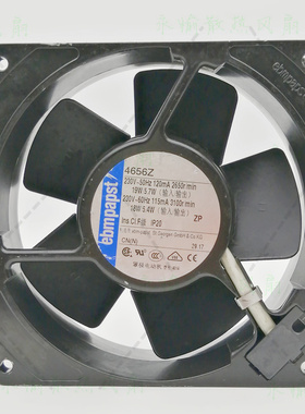 原装德国 ebmpapst 4656Z 12038 12CM 230V 耐高温 散热风扇 风机