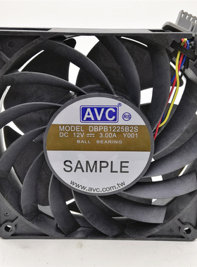 原装 AVC DBPB1225B2S Y001 12025 12V 3A 大风量 服务器散热风扇