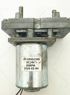 XY-104GC049 DC24V 80RPM 双轴 直流减速电机 大魔术师马达电机