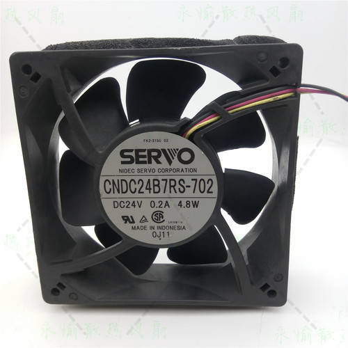 原装 SERVO CNDC24B7RS-702 24V 0.2A 4.8W 12038 变频器散热风扇