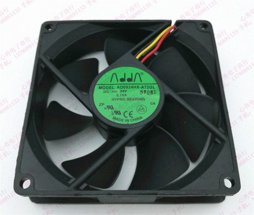 原装ADDA AD0924HX-A72GL 24V 0.15A 9025 变频器静音散热风扇