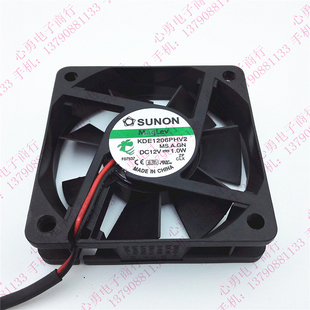 12V 6015 1.0W KDE1206PHV2 投影监控散热风扇 SUNON 悬磁浮 建准