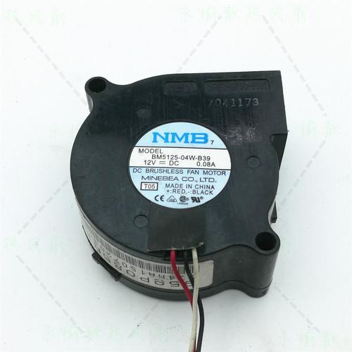 原装 NMB BM5125-04W-B39 12V 0.08A 5CM 5025 投影机散热风扇