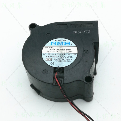 原装 NMB BM5125-05W-B40 5025 24V 0.20A 5CM 投影机 散热风扇