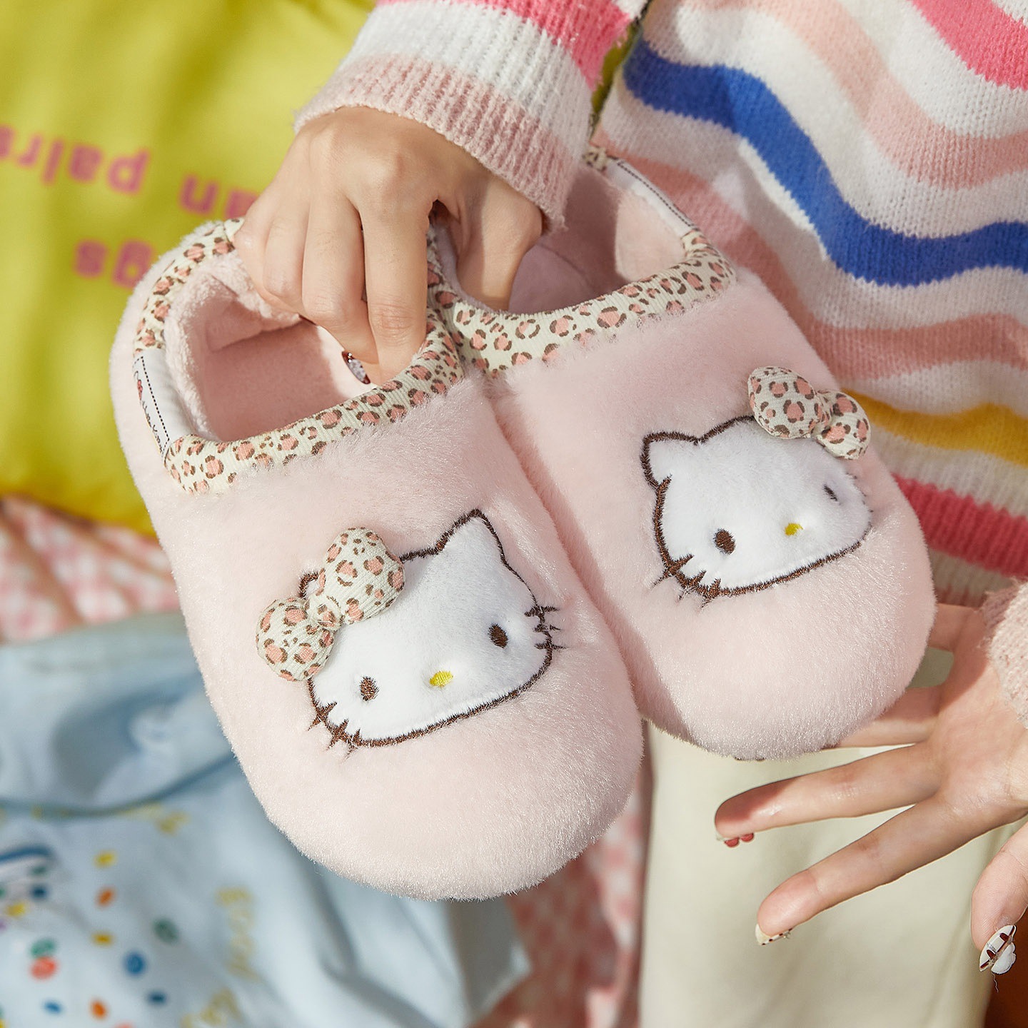 荣耀鹿三丽鸥儿童棉拖鞋保暖舒适