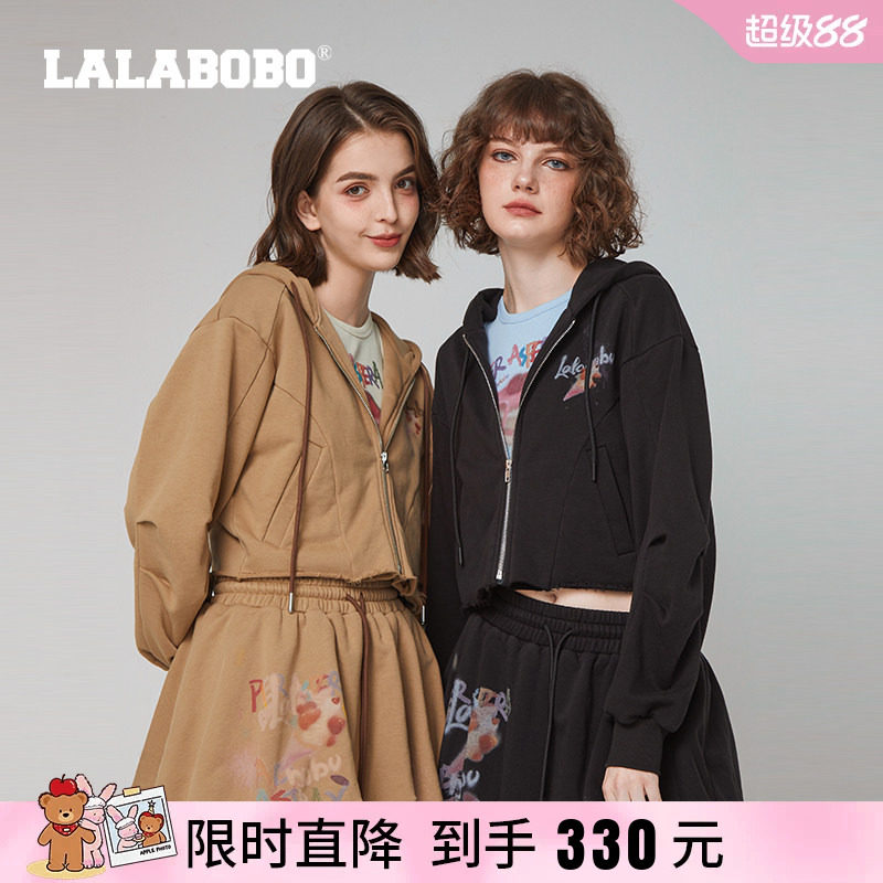 卫衣女新款早秋连帽美式潮外套