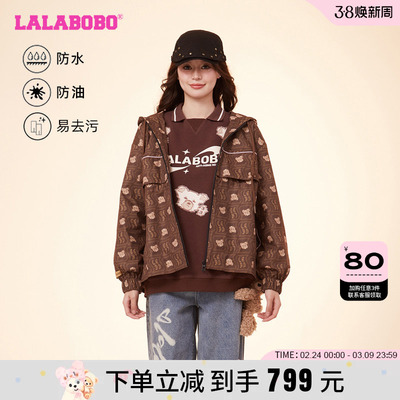 LALABOBO复古休闲夹克外套